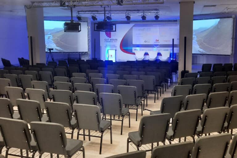 Sala ampla faz parte da Infraestrutura do Centro de Convenções Frei CanecaSala ampla faz parte da Infraestrutura do Centro de Convenções Frei Caneca